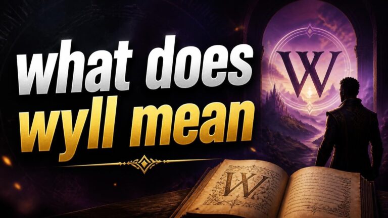 what does wyll mean