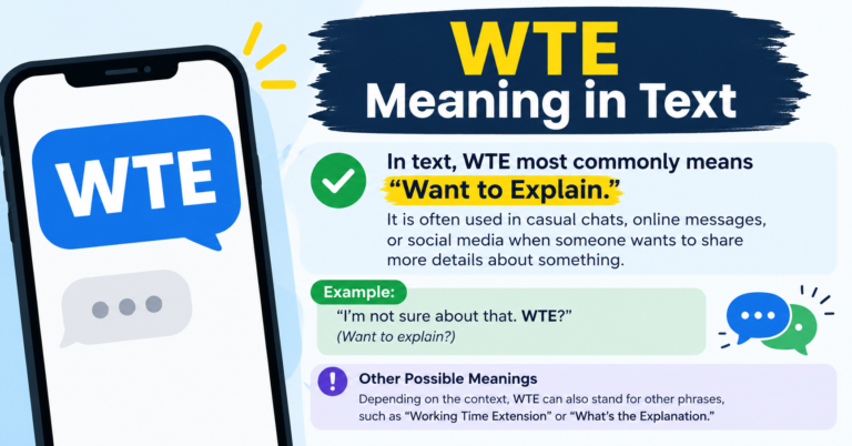 WTE Meaning in Text Infographic