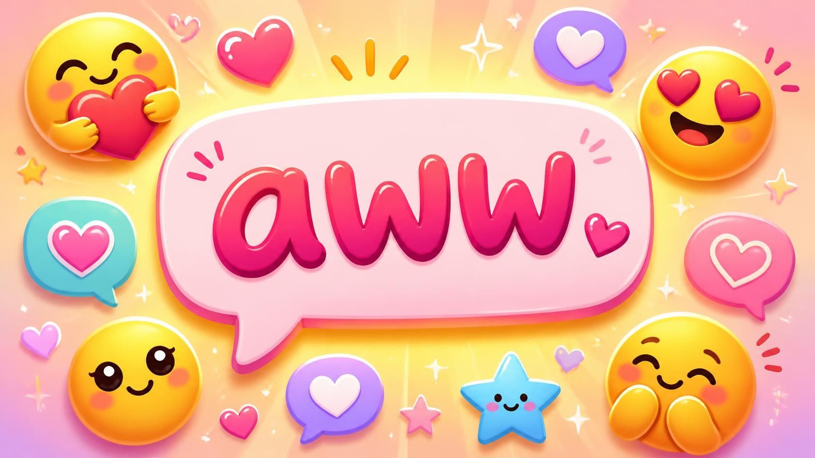 aww meaning in chat