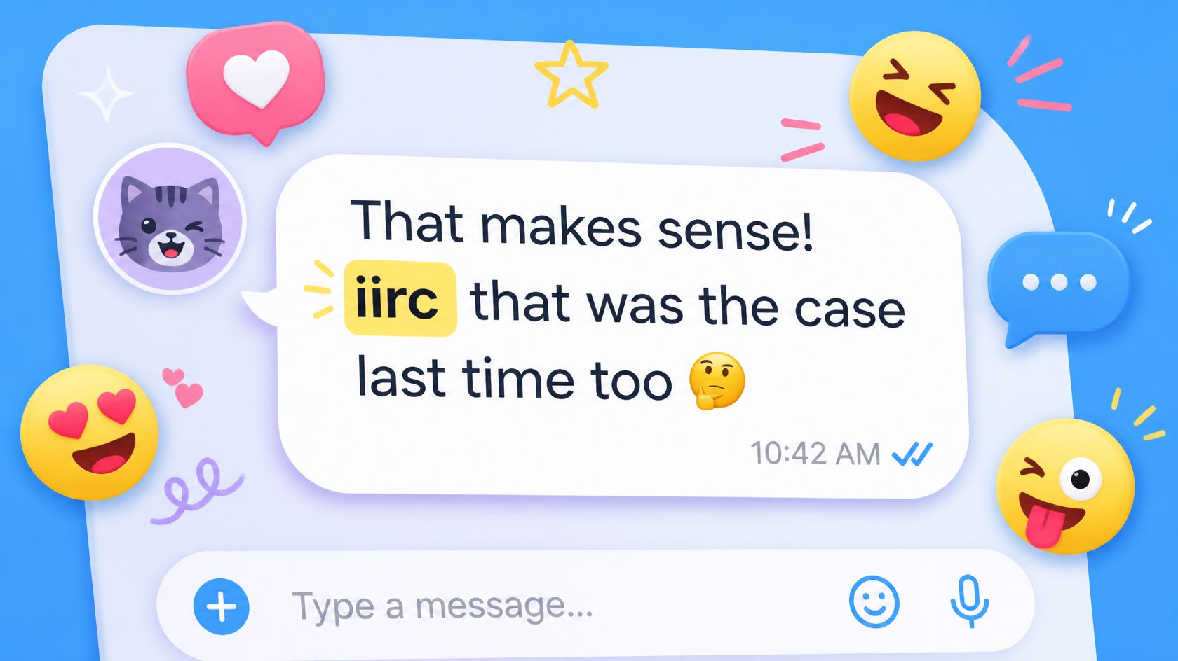 iirc meaning in chat
