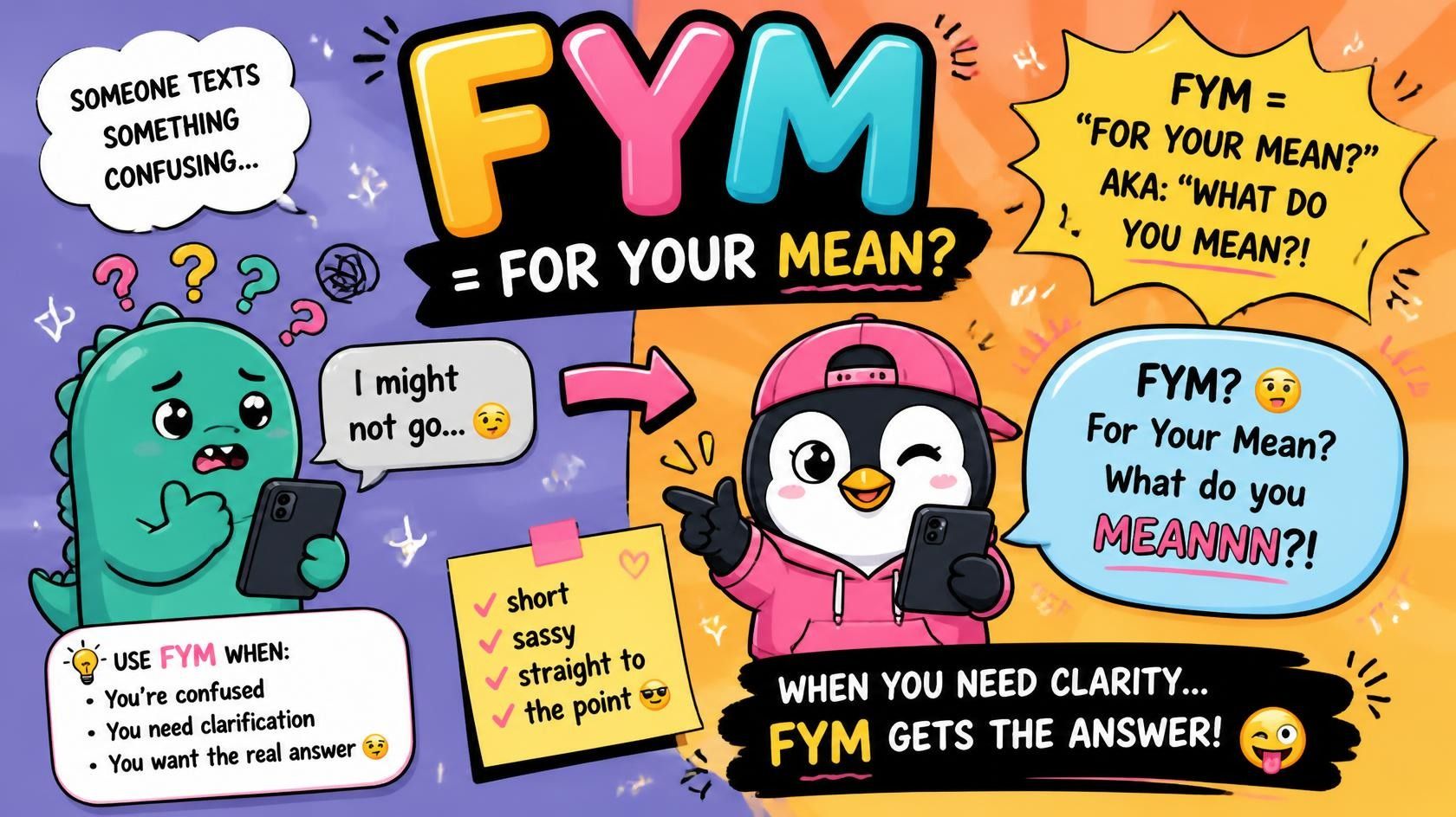 what does fym mean in text